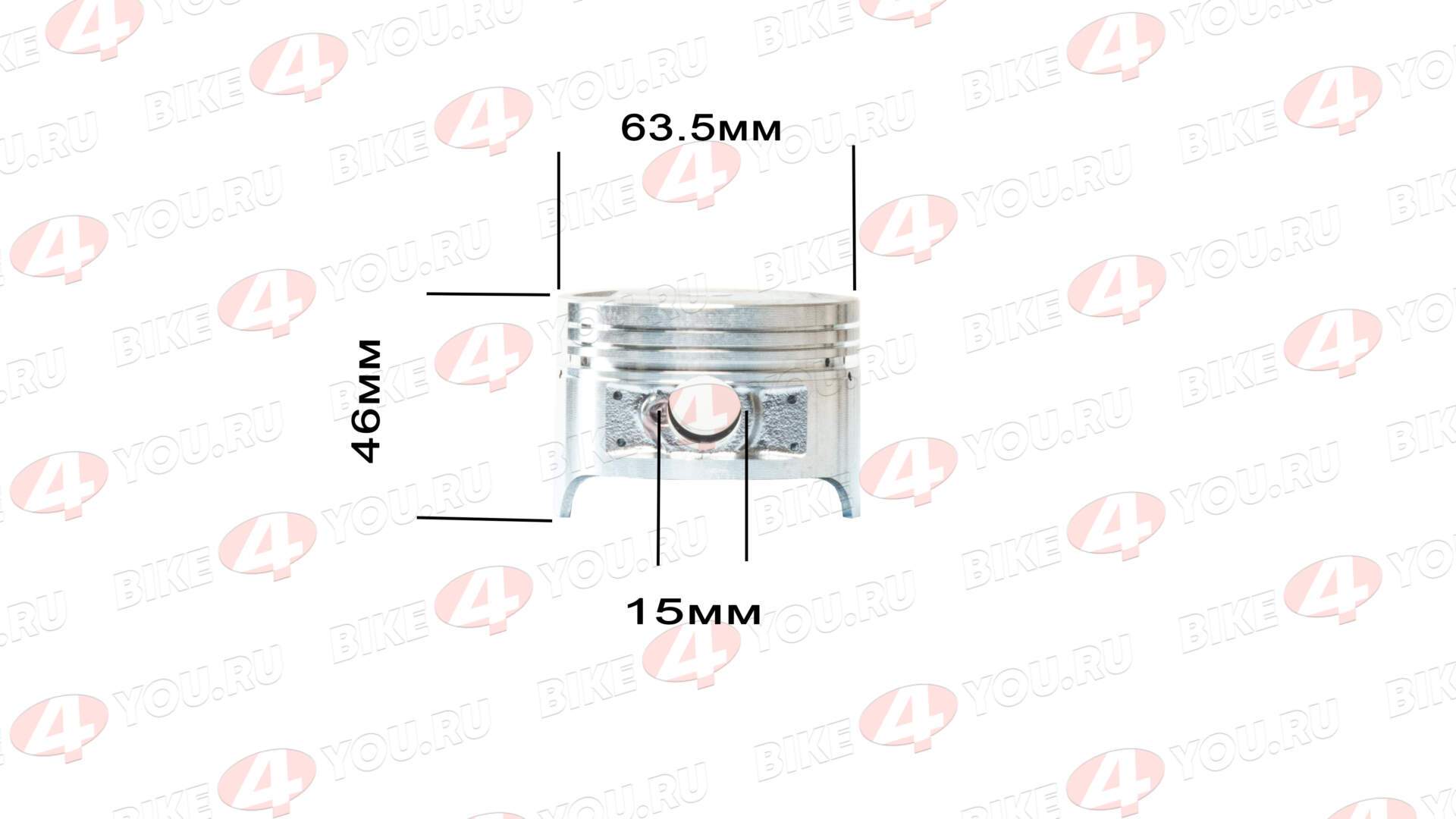 Поршень в сборе d=63.5mm 164FML (CBN200)