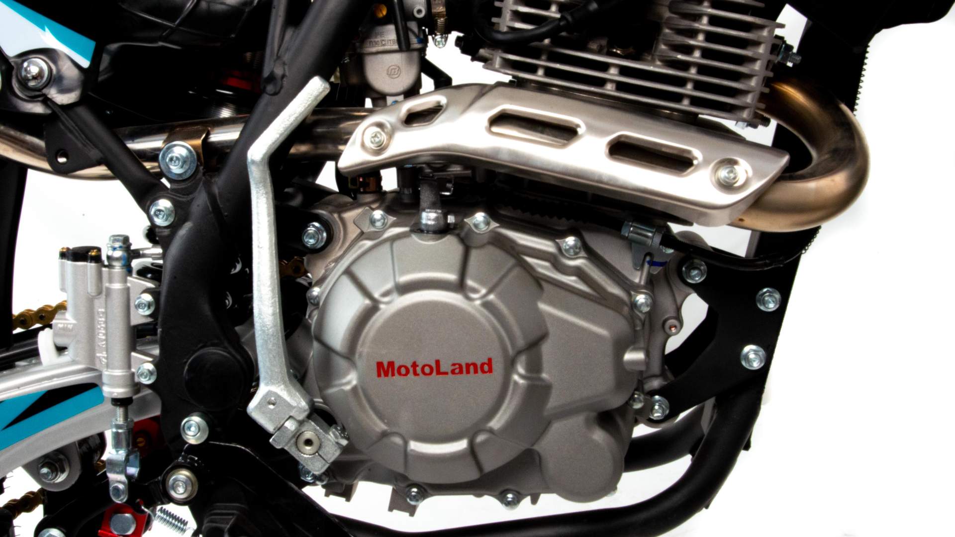 Мотоцикл Кросс Motoland CRF 250 (172FMM) синий  Мотоцикл Кросс Motoland CRF 250 (172FMM) синий