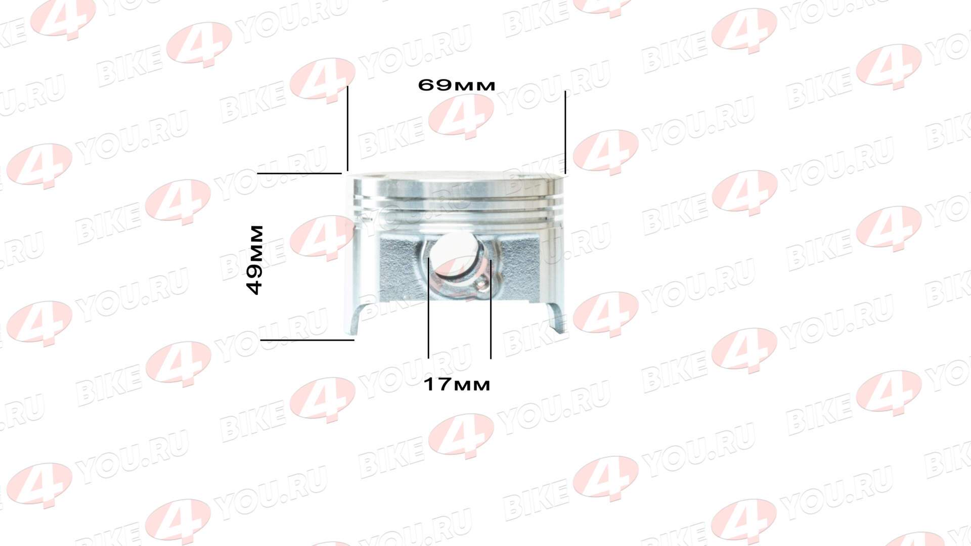 Поршень в сборе 169MM (CB250-A, water, 2V) ZS