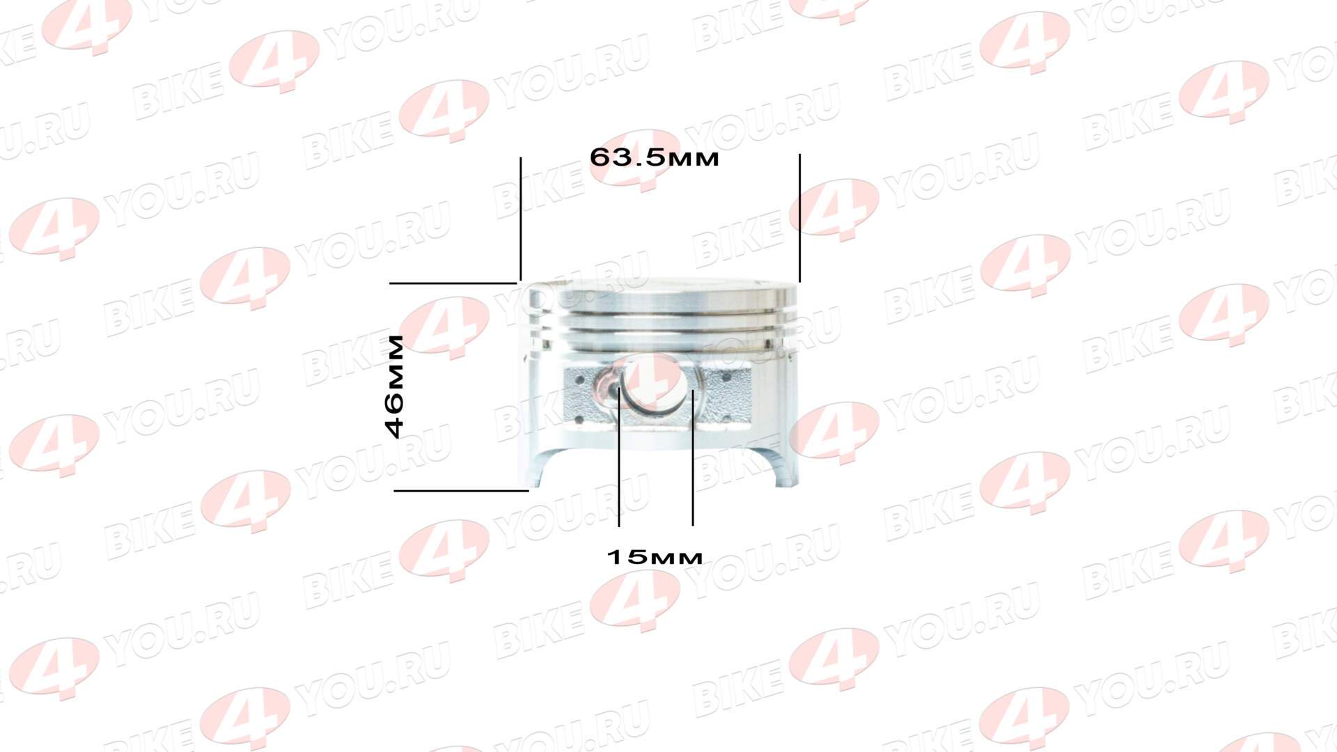 Поршень в сборе d=63,5mm CG/CB X-TECH