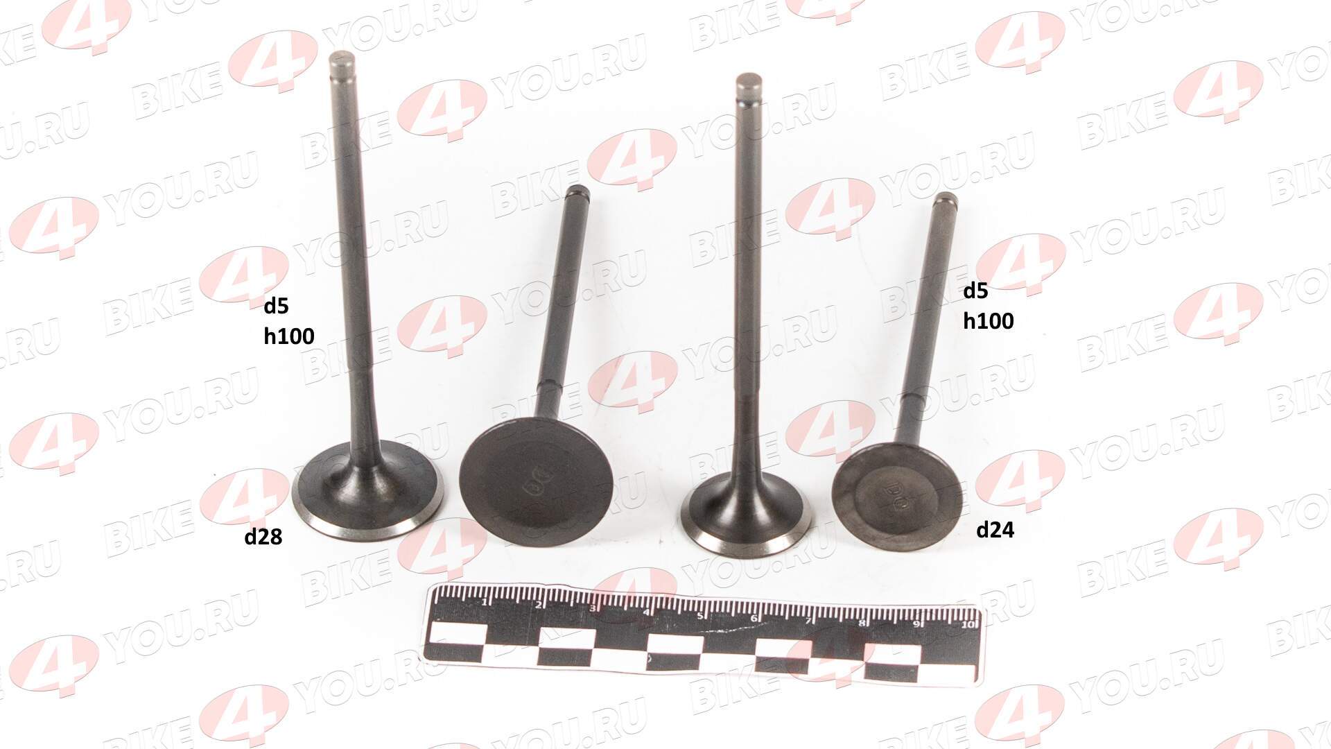 Клапаны ГРМ 174MN-3 (CBS300) (компл=4шт) ZS