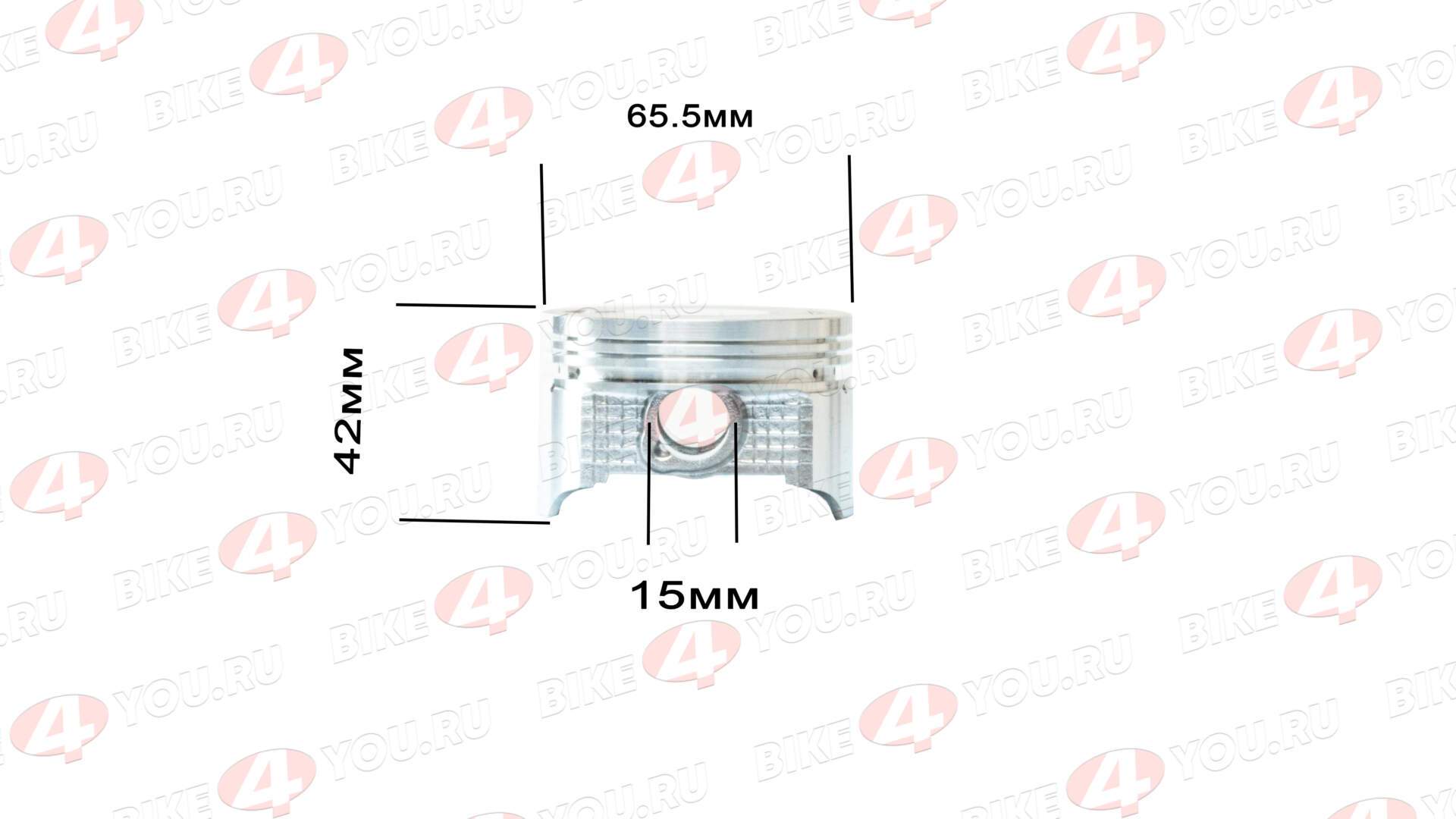 Поршень в сборе d=65.5mm 166FMM (CBN250/CGN250)