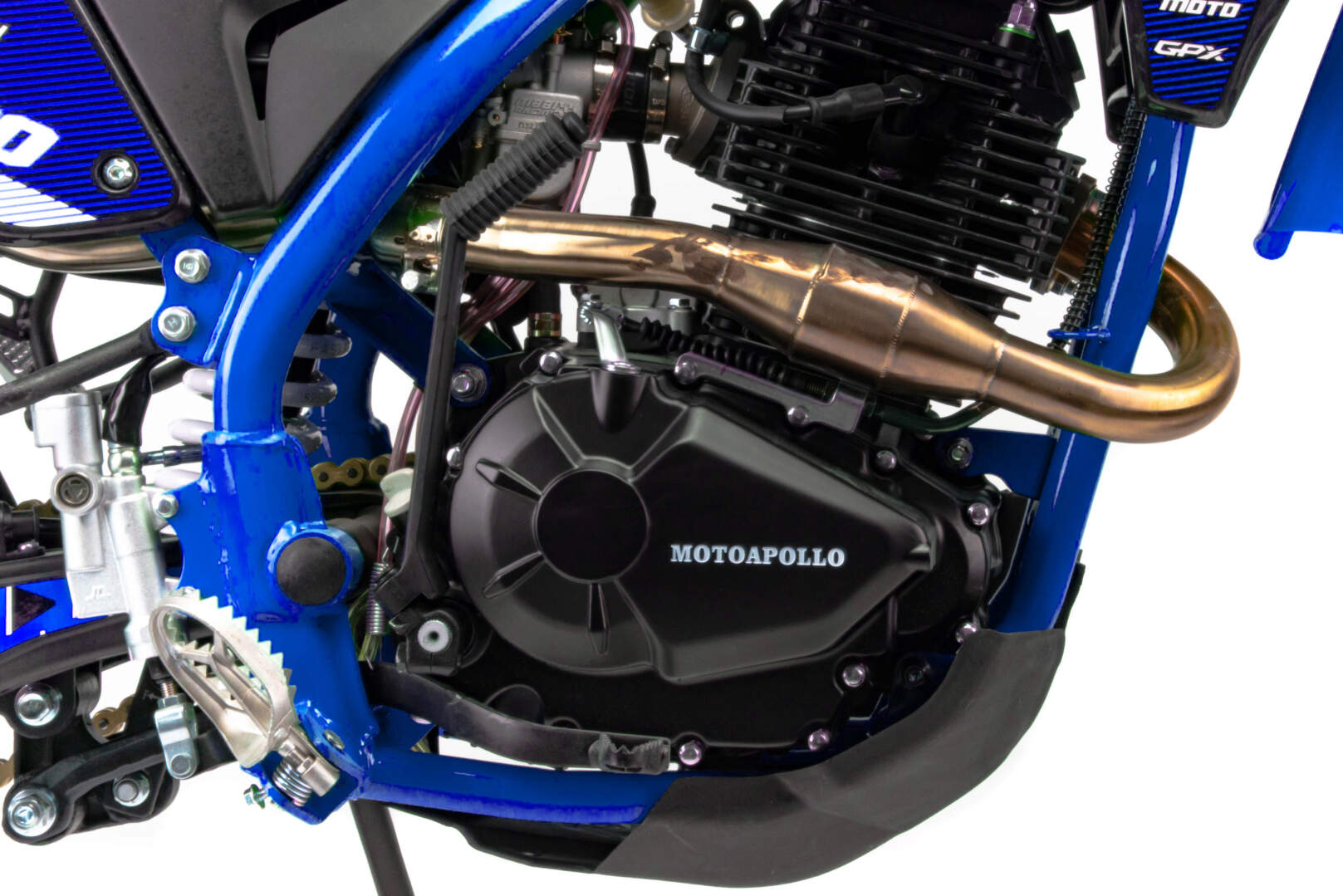 Мотоцикл Кросс Moto Apollo M4 300 (175FMM PR5) синий Мотоцикл Кросс Moto Apollo M4 300 (175FMM PR5) синий