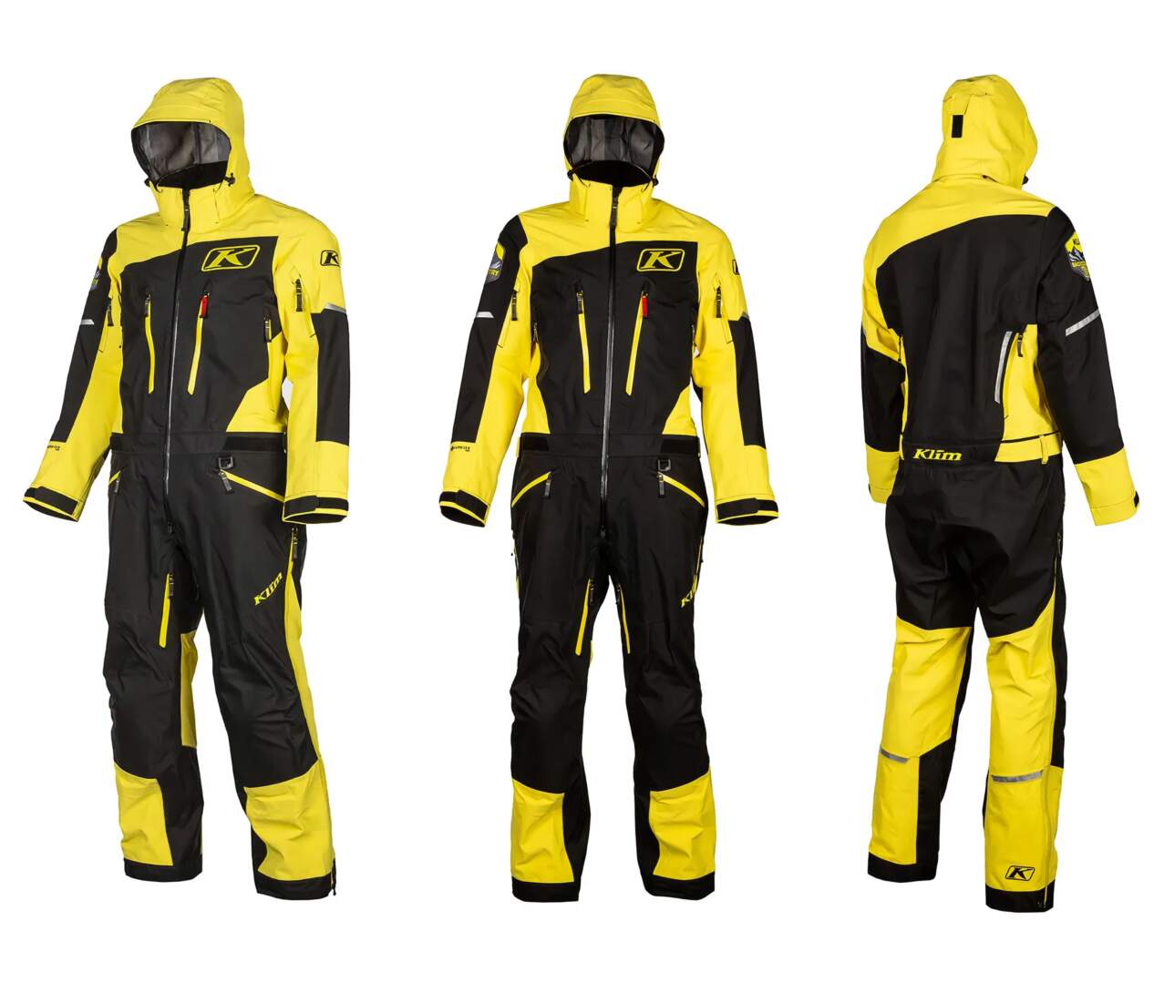 Комбинезон для снегохода KLIM #3 yellow (текстиль) (S)
