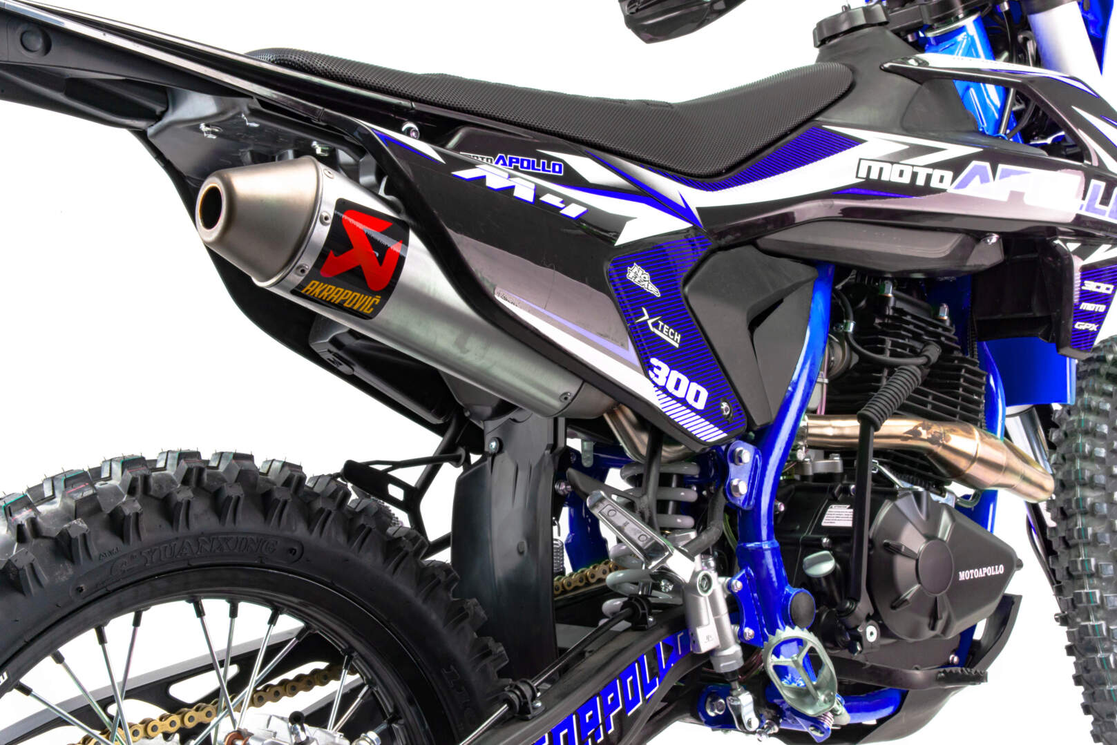 Мотоцикл Кросс Moto Apollo M4 300 (175FMM PR5) синий Мотоцикл Кросс Moto Apollo M4 300 (175FMM PR5) синий