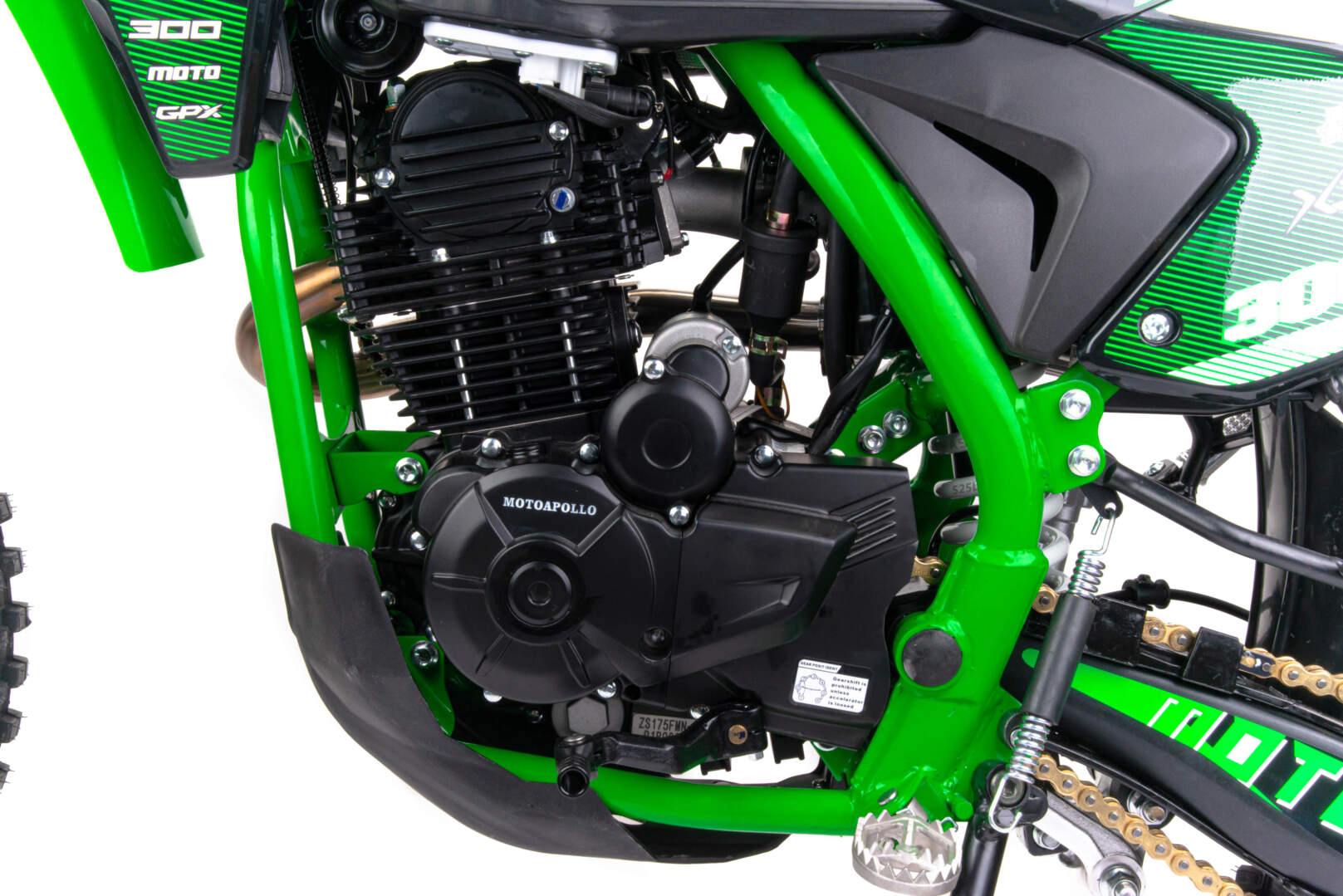 Мотоцикл Кросс Moto Apollo M4 300 EFI (175FMM PR5) зеленый Мотоцикл Кросс Moto Apollo M4 300 EFI (175FMM PR5) зеленый