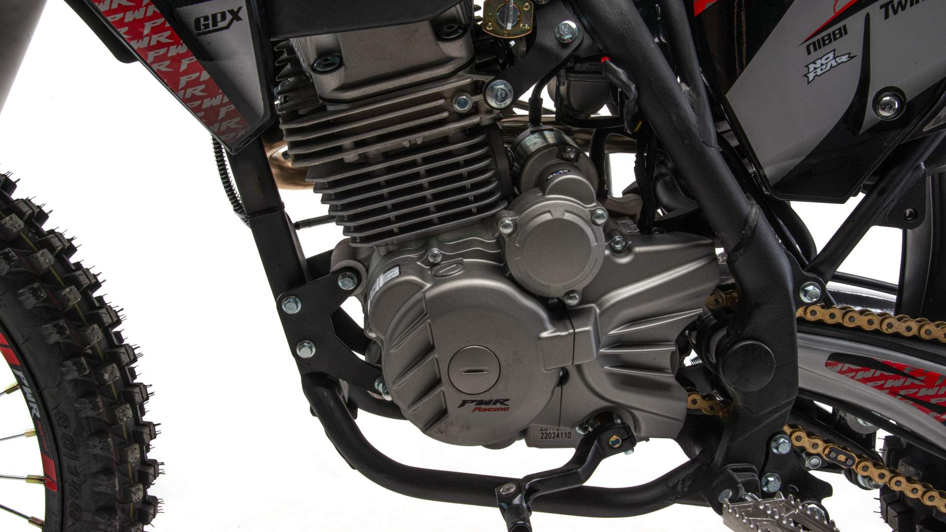 Мотоцикл Кросс PWR FZ250 (172FMM) (4V) (4-х клапанный) красный  Мотоцикл Кросс PWR FZ250 (172FMM) (4V) (4-х клапанный) красный