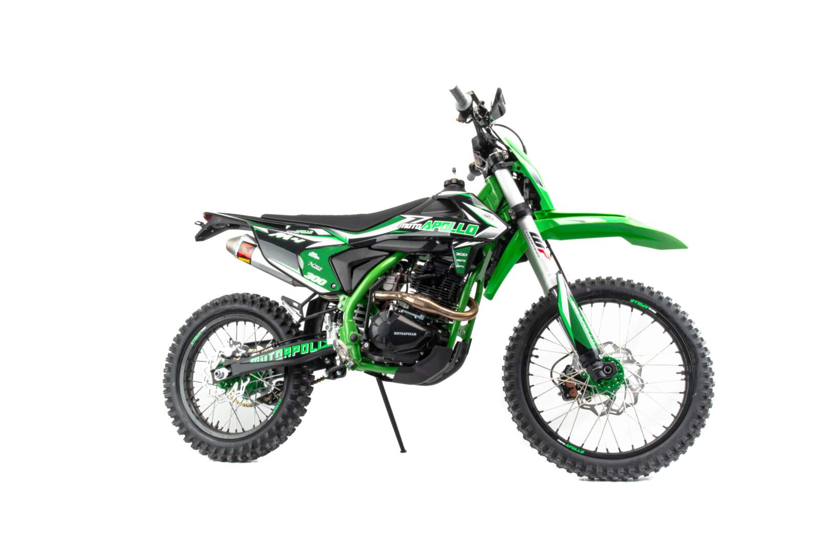Мотоцикл Кросс Moto Apollo M4 300 (175FMM PR5) зеленый Мотоцикл Кросс Moto Apollo M4 300 (175FMM PR5) зеленый
