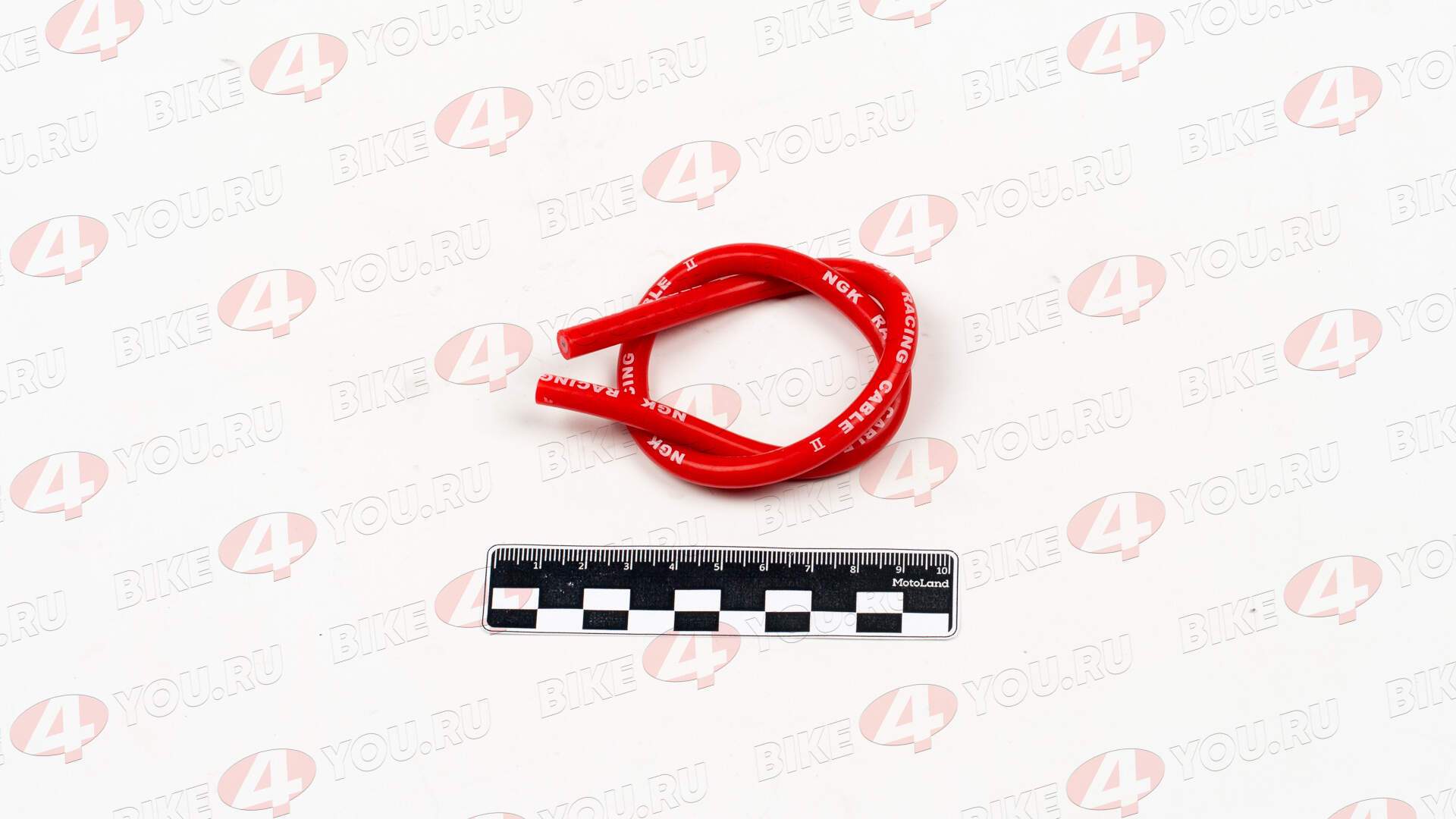 Провод высоковольтный силиконовый (красный) 450 mm.
