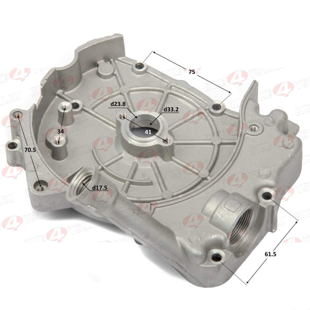 Крышка картера правая (генератора) 161QMK 200см3 с реверсом