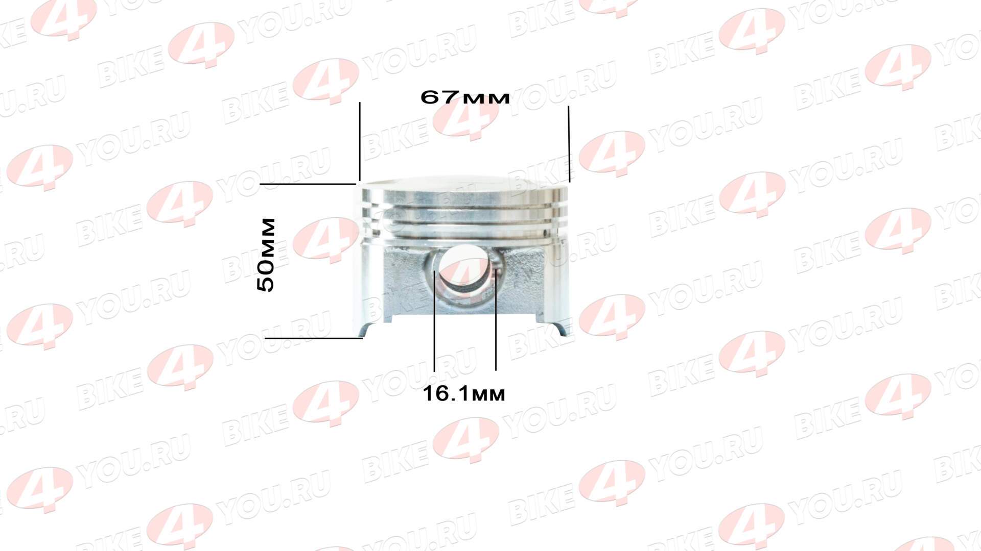 Поршень в сборе d=67mm 166FMM (NT250)