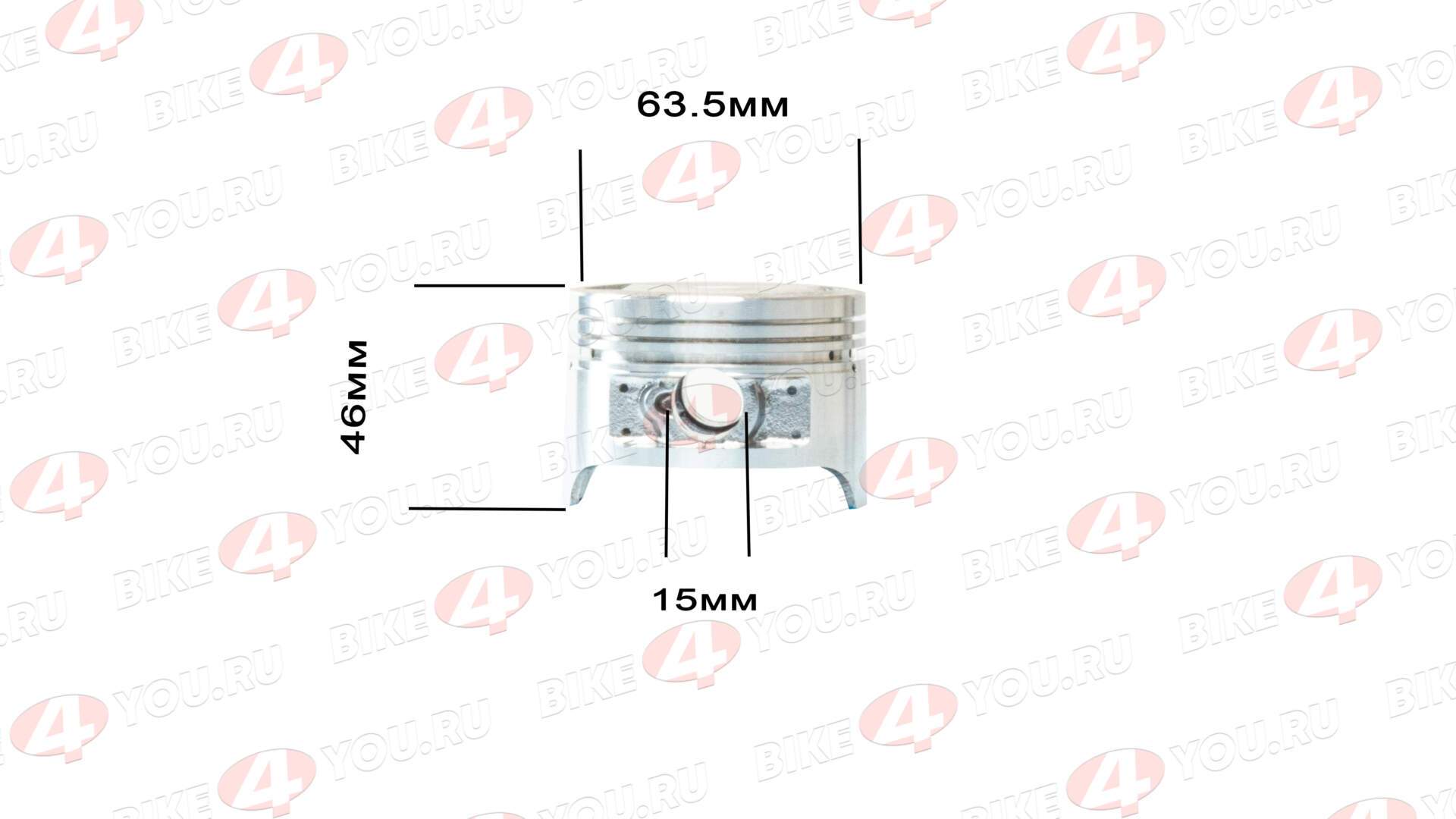 Поршень в сборе d=63.5mm 164FML (NT200)