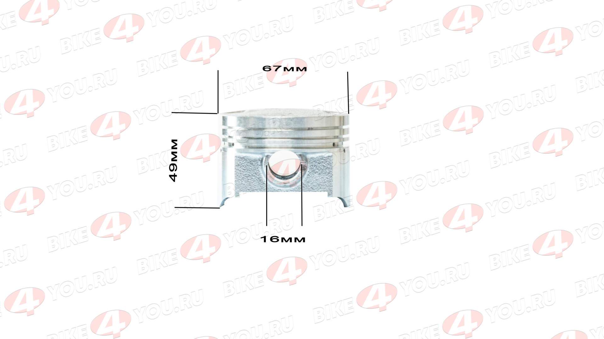 Поршень в сборе d=67mm 167FMM (CG250-B)