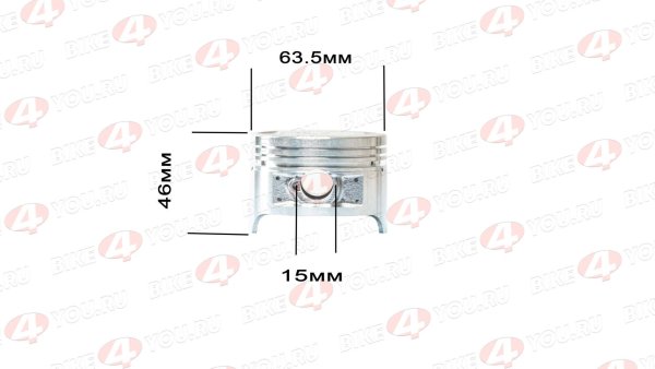 Поршень в сборе d=63.5mm 164FML (CBN200)