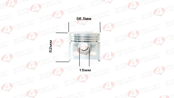 Поршень в сборе d=56,5mm 156FMI (CG125D)