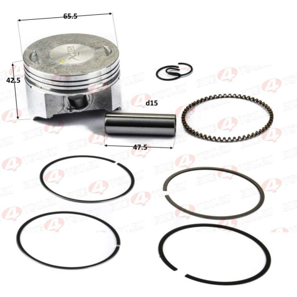 Поршень в сборе 165FMM  X-TECH CB250D-G