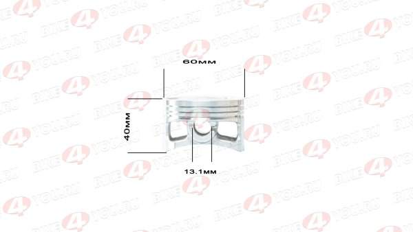 Поршень в сборе W150 155см3 D=60 ZS