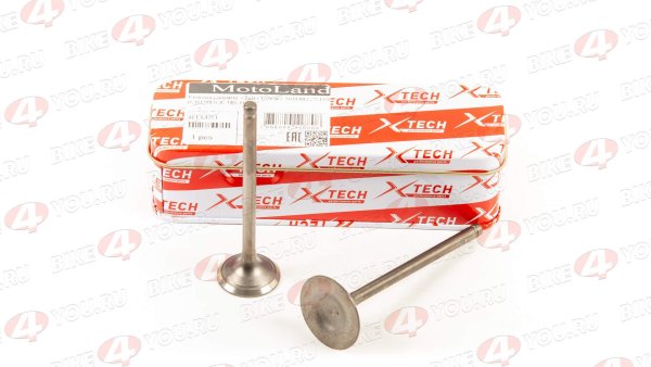 Клапаны ГРМ (компл=2шт) 161FMJ (CB150D) 169FML (CB200) X-TECH