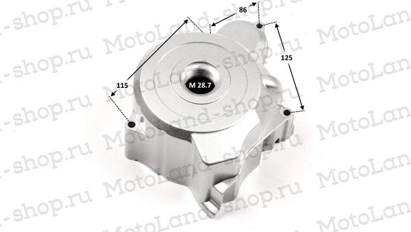 Крышка картера левая 139FMB,147FMH,152FMH 50-110см3 (статор 2катушки)
