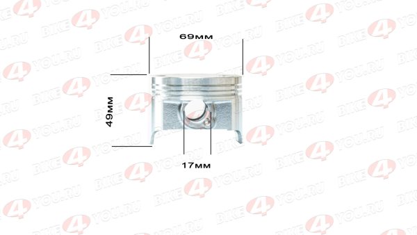 Поршень в сборе 169MM (CB250-A, water, 2V) ZS