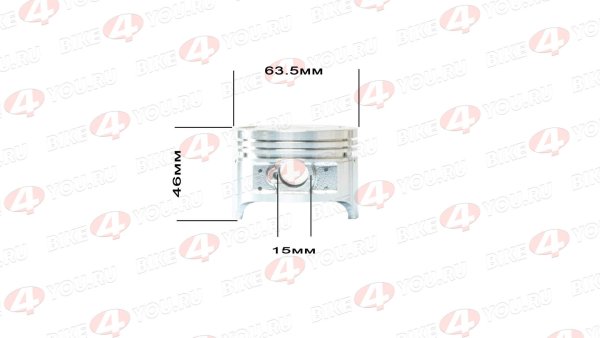 Поршень в сборе d=63,5mm CG/CB X-TECH