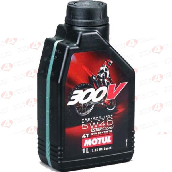 Масло моторное Motul 300V 4T FL OFF ROAD 5W-40 1L