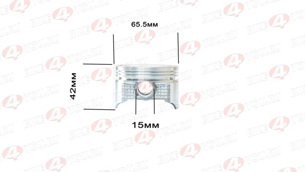 Поршень в сборе d=65.5mm 166FMM (CBN250/CGN250)