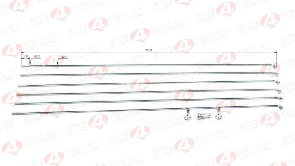 Спица 14G*292 mm обычная (уп. 144шт./2880 шт)