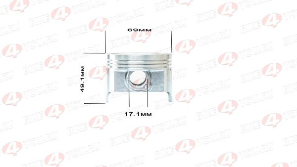 Поршень в сборе d=69mm 169FMM (CB250)