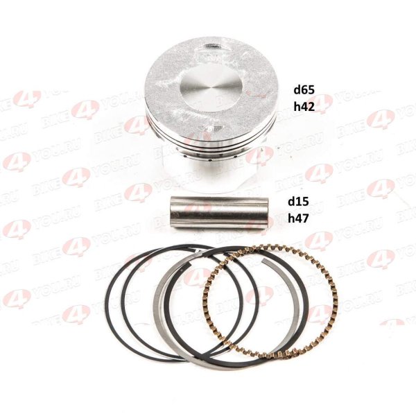 Поршень в сборе d=65,5mm 165FML (CBB200) 165FMM (CB250D-G) 165FMM (CBB250)