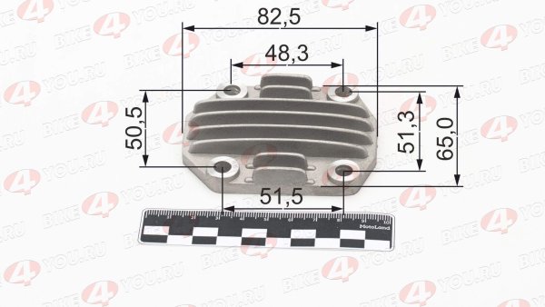 Крышка головки верхняя 154FMI-2 (S125)(54*54) ZS