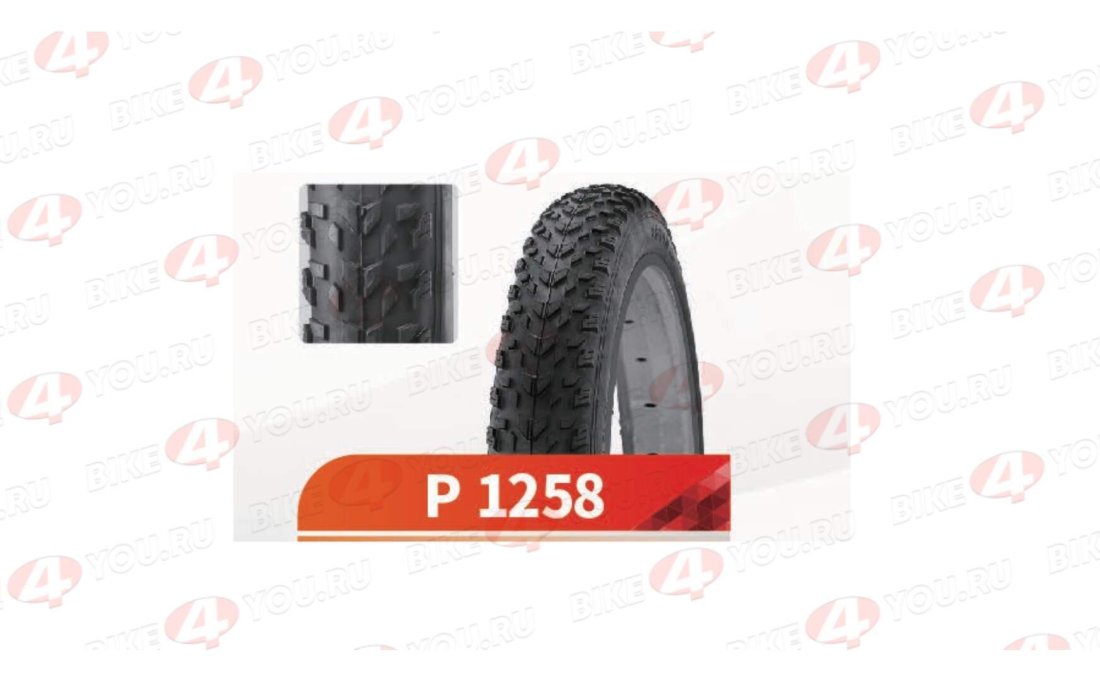 Покрышка Вело 26х4 P-1258 (Wanda tire)