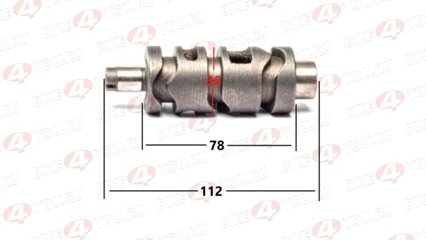 Копирный вал 156FMI (CG125D) 163FML (CG200-A) 167FML-3 (CG200D-B) 167FMM (CG250-B)