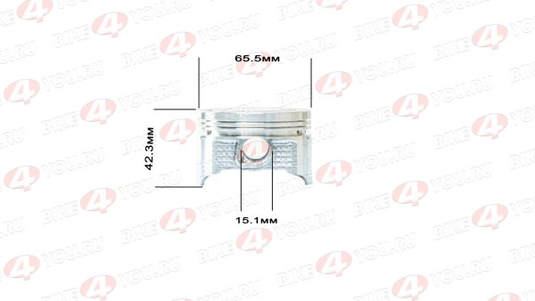 Поршень в сборе d=65.5mm 165FMM (CB250D-G)