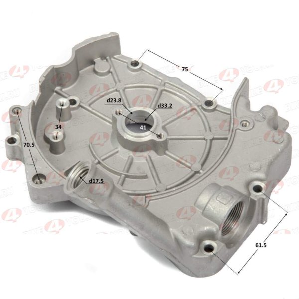 Крышка картера правая (генератора) 161QMK 200см3 с реверсом