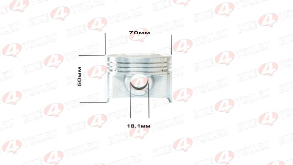 Поршень в сборе d=70mm 170FMM (CBB250)