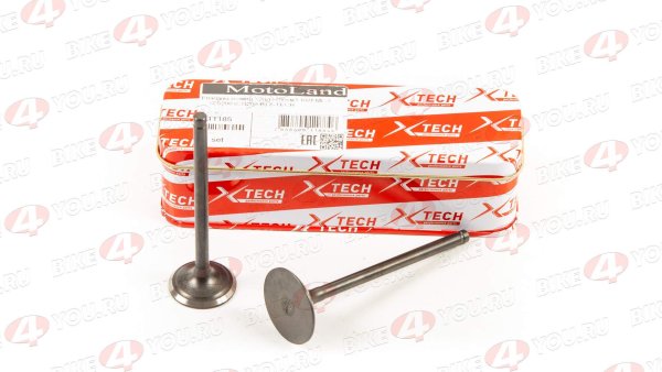 Клапаны ГРМ 167FML-3 (CG200D-B) (компл=2шт) X-TECH