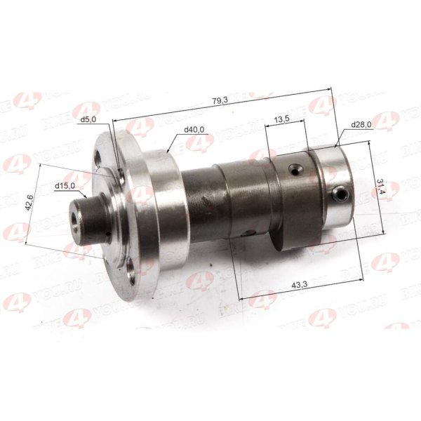 Распредвал верхний 156FMI (CB125D)
