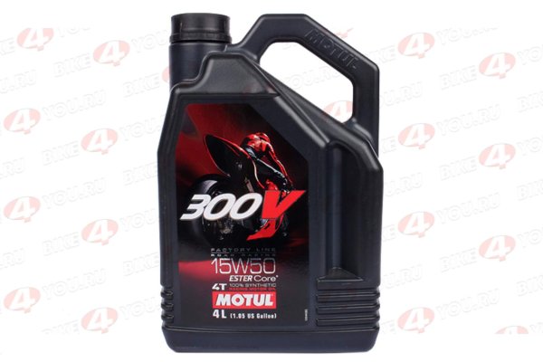 Масло моторное Motul 300V 4T FL ROAD RACING 15W-50 4L